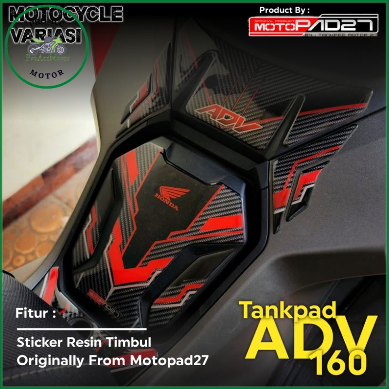 Stiker ADV 160 Stiker Tankpad ADV 160 Sticker Deckpad ADV 160