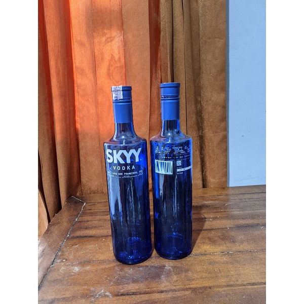 botol bekas alkohol skyy original
