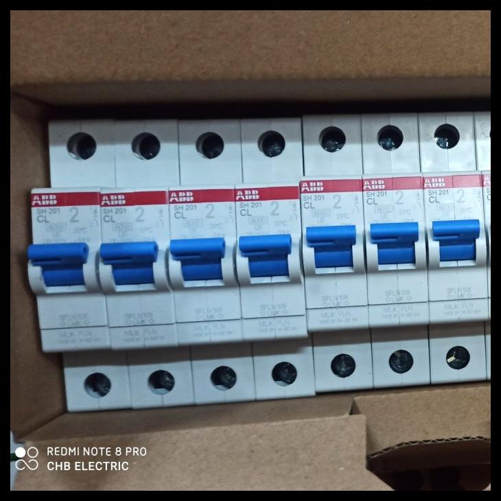 Mcb Pln 1P 2A Abb Ori Pln Kode 1437