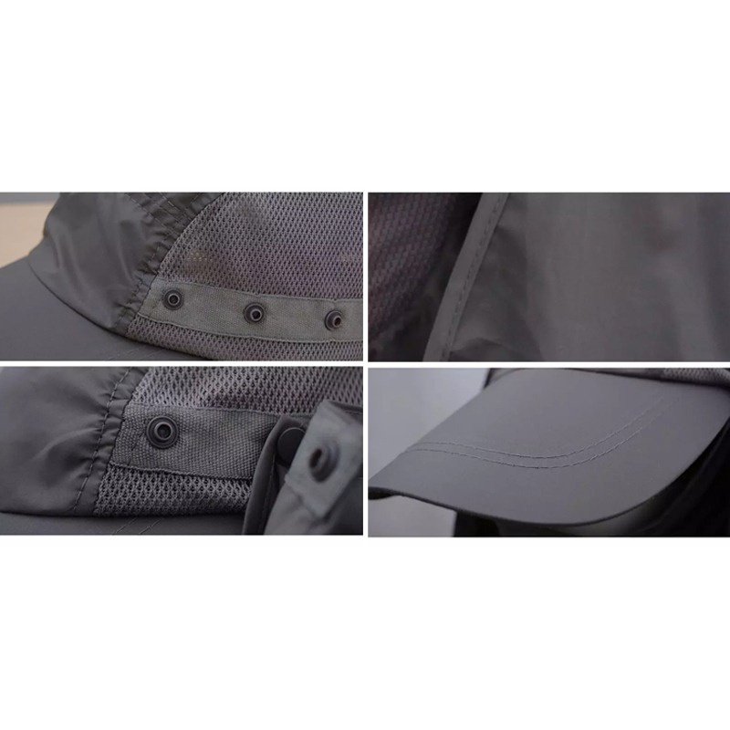 Topi Memancing Pelindung Wajah Leher Dari Sinar Matahari Topi Berkemah
