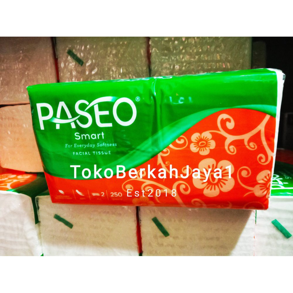 Order Langsung TokoBerkahJaya1 Tissue PASEO SMART FACIAL BOX 2ply 250 sheets pack Berkualitas