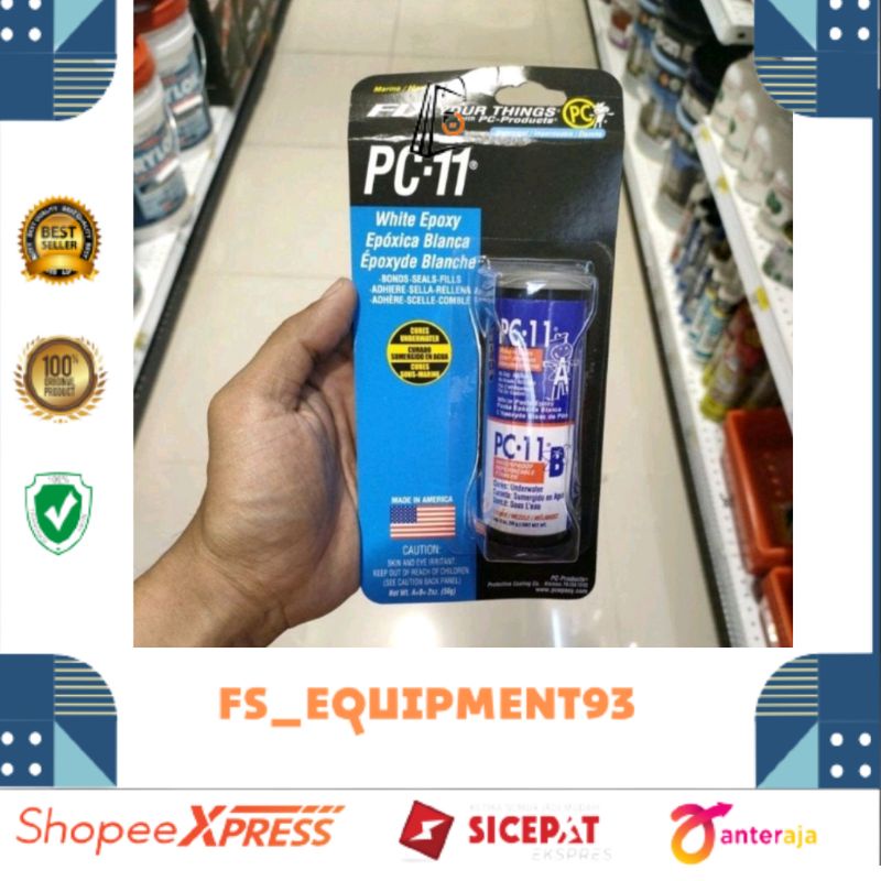 

PC 11 LEM Epoxy untuk segala jenis permukaan basah atau kering