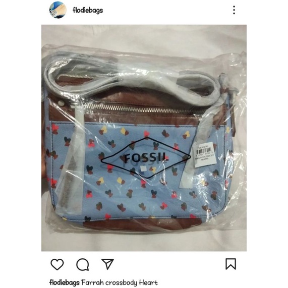 Farrah crossbody heart