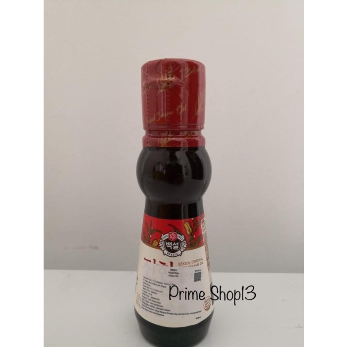 

Premium Sesame Oil Korea/ Minyak Wijen Korea/ Cj Beksul Camgirem 110Ml 061