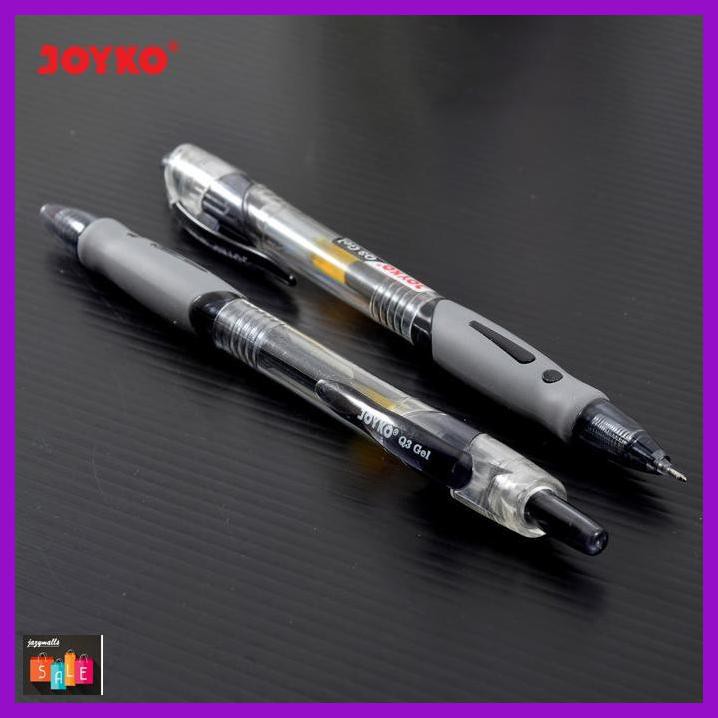 

Silutala- Gel Pen Pulpen Pena Joyko Gp-265Nt Black Q3 Gel 0.5 Mm 1 Box 12 Pcs -Ori.