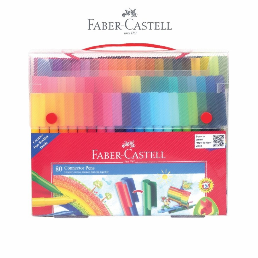 

Spidol 80 Warna FABER CASTELL 80 Connector Pens