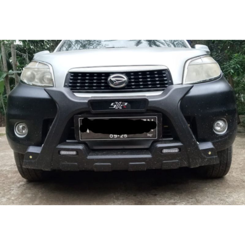 bamper bemper tanduk depan X SXR TRD 5 led DRL Rush Terios lama 2008 2009 2010 2011 2012 2013 2014 2