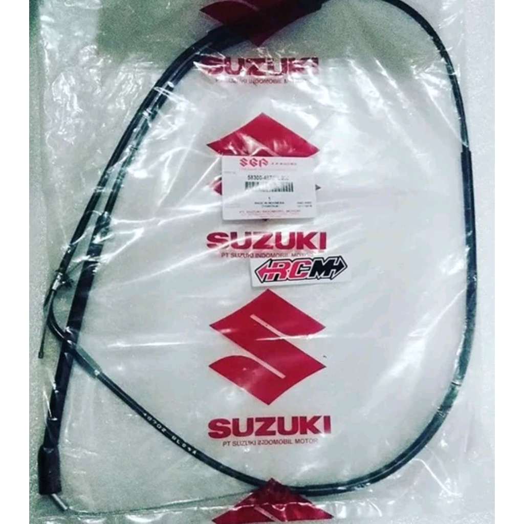 KABEL GAS POMPA OLI ASSY KABEL TALI SELING GAS SUZUKI TS 125 TS125 ORI ORIGINAL SUZUKI SGP ASLI 58300-48702L000