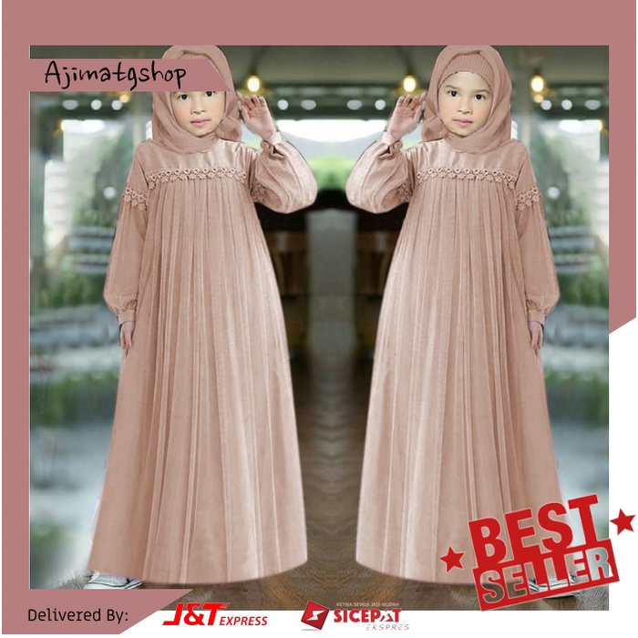 couple nuraini / maxi zoya / dress maxi tile / gamis muslim terbaru / xc - maxi nuraini  / keenan fl