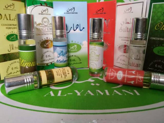 Promo grosir parfum AL YAMANI kemasan 6ml aroma RANA RANI 100% non al kohol