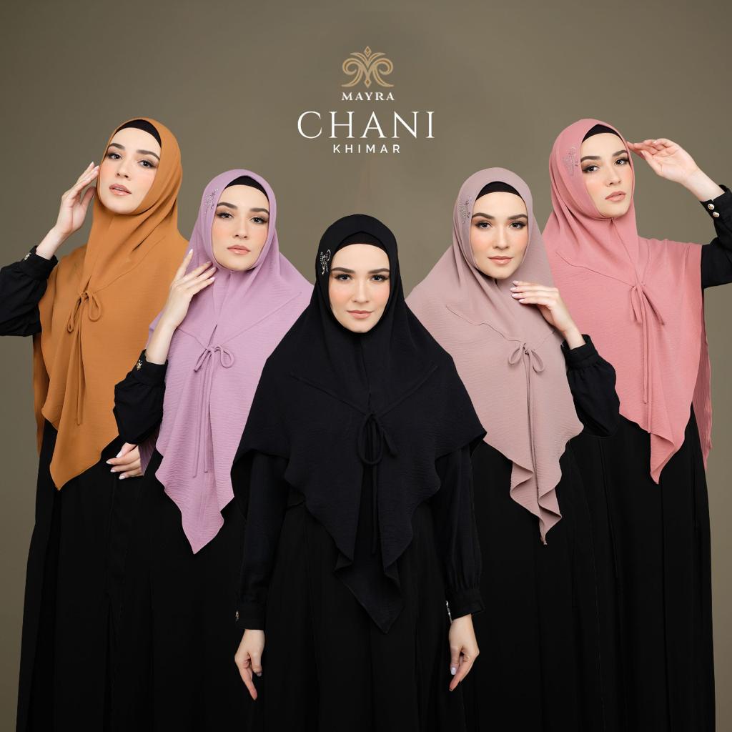 Khimar CHANI By Mayra/Hijab Terbaru Syar'i/Hijab Khimar Original Mayra