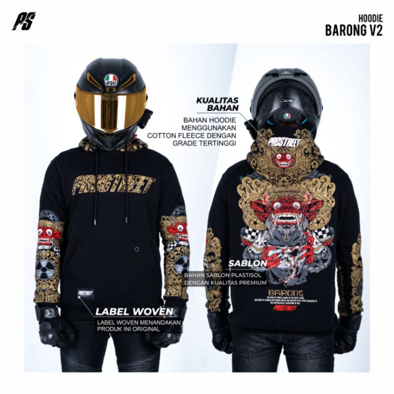 PROSTREET HOODIE BARONG V2 NEW ORIGINAL SZ M & XL
