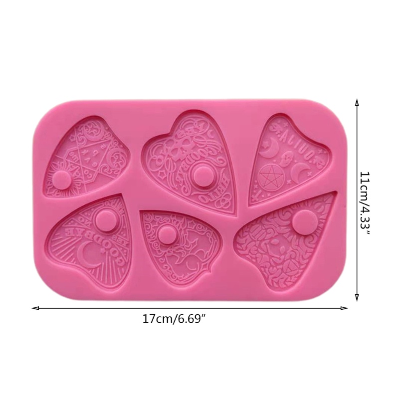 SIY  Silicone Mould Love Heart Divination Epoxy Resin Mold DIY Crafts Casting Tools