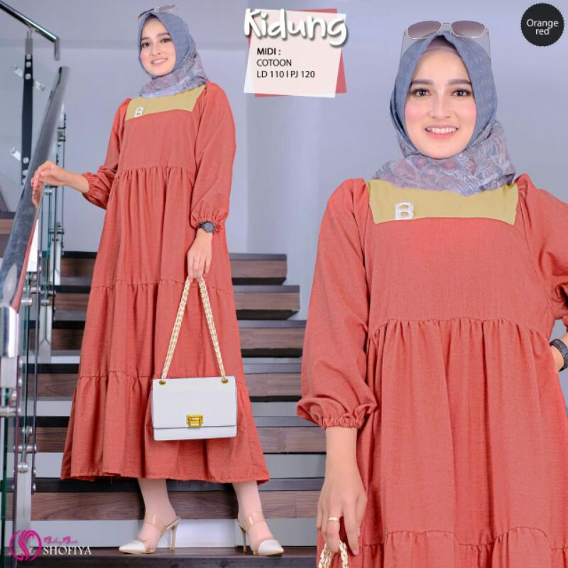 KIDUNG Midi Dress Ori by Shofiya