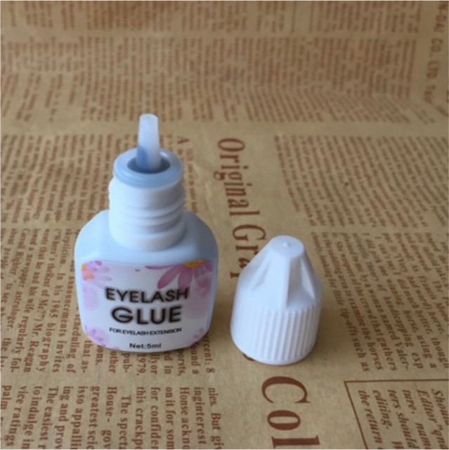 EYELASH EXTENSION GLUE FLOWER SUPER BEST BULU MATA / LEM BULU MATA FLOWER BUNGA LEM Pouch