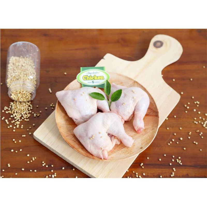 Organic Chicken Ayam Paha Utuh 1 Kg | Ayam Organik Probiotik Potong Bagian Paha