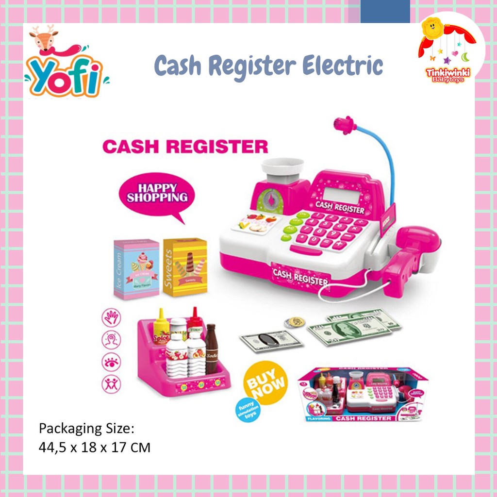 YOFI Cash Register Electric B058 mainan anak