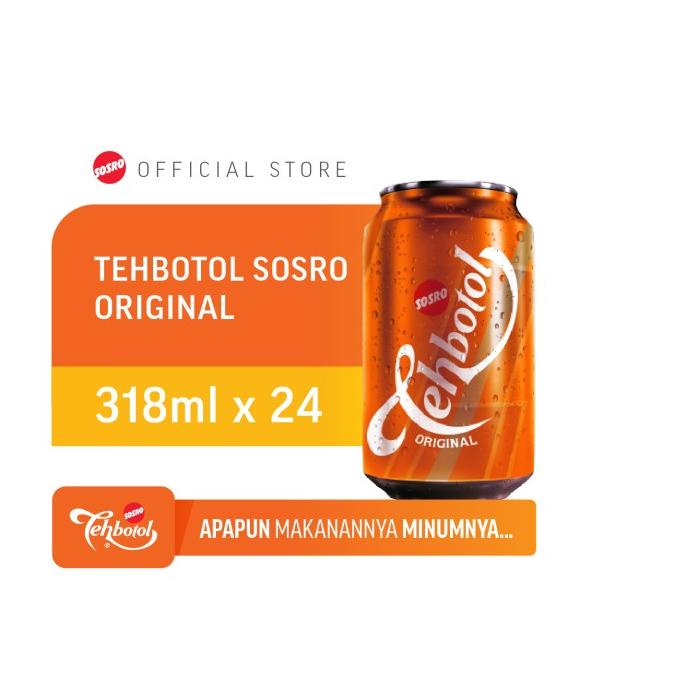 

[ COD ] Tehbotol Sosro Can Original 318 ml isi 24 BERMUTU Kode 1449