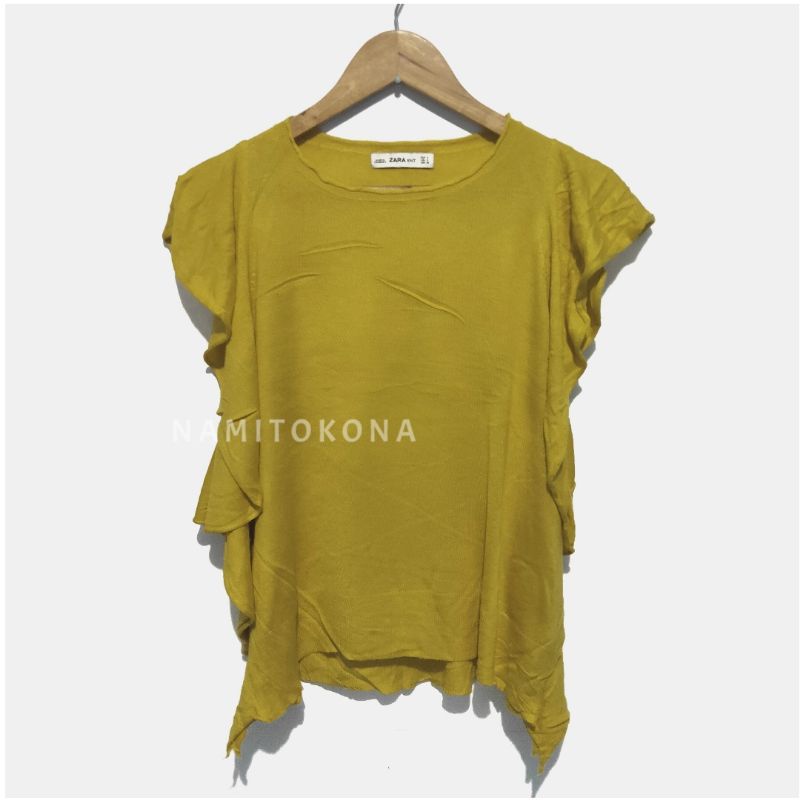 Preloved Rajut Sweater Vest Second Branded ZARA KNIT