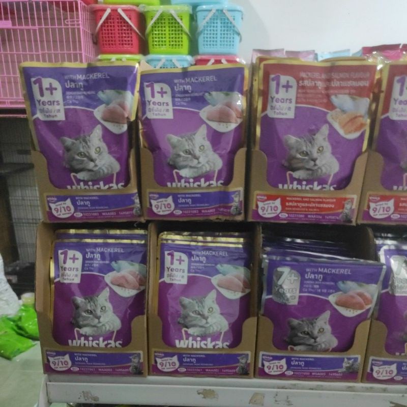 whiskas wet food whiskas sachet all varian 85gr