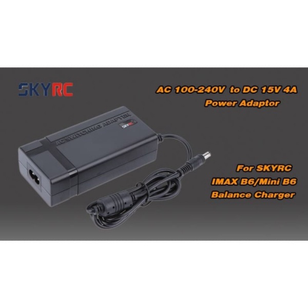 

Sale SKYRC 15V 4A AC ADAPTOR #SK-200008-01 hantoys shopee