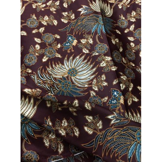 [PREMIUM] 2021 (B123) Kain Batik Sutra Halus motif Bali Papua Pria Wanita (lb120) Harga per 1meter.