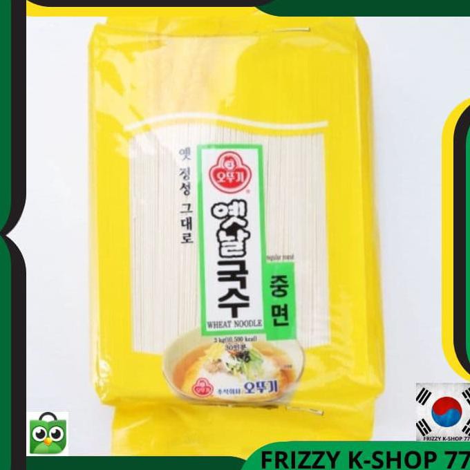 Terlaris# Korean Food/Mie Korea Halal Instan Ottogi Wheat Noodle 3 Kg Import