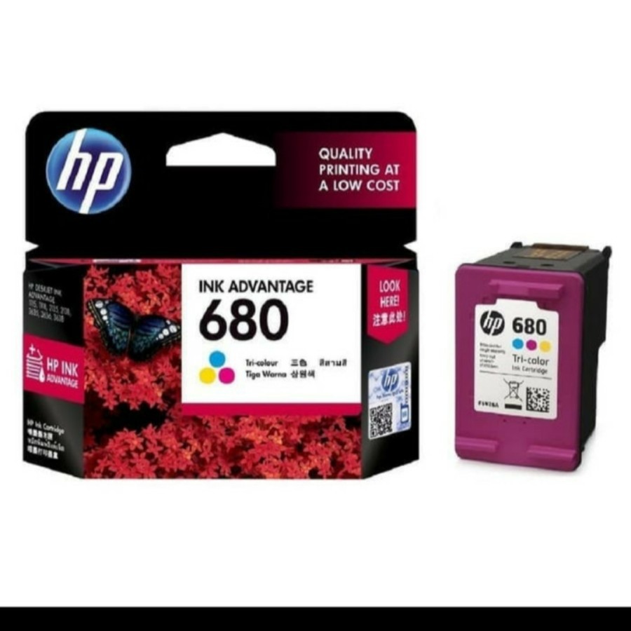 Tinta HP 680 Colour Ink Cartridge