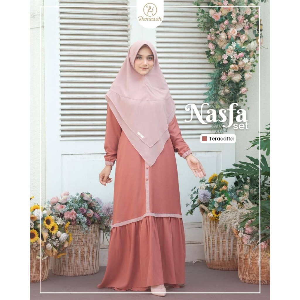 Gamis dewasa Nasfa Series by Hamasah