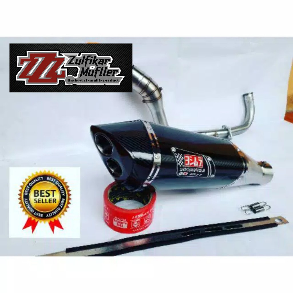 KNALPOT RACING YOSHIMURA R11 DUA LUBANG UNTUK NMAX, AEROX, PCX, ADV, VARIO 150