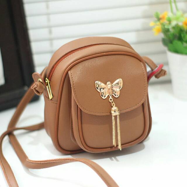 Tas Selempang Wanita Batterfly/ tas selempang wanita modern / tas selempang wanita lucu
