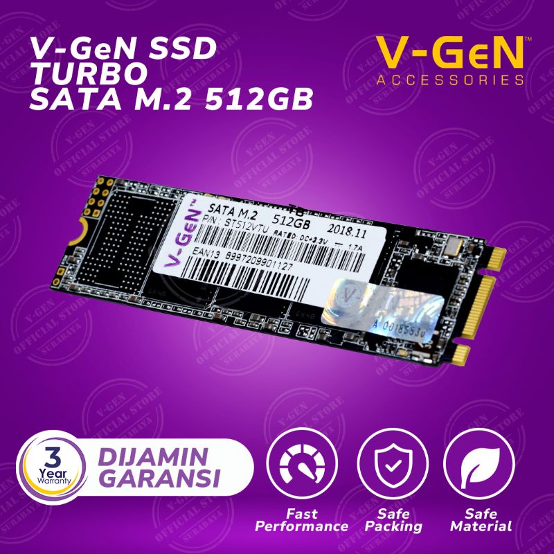 SSD M.2 Sata V-GeN 512GB