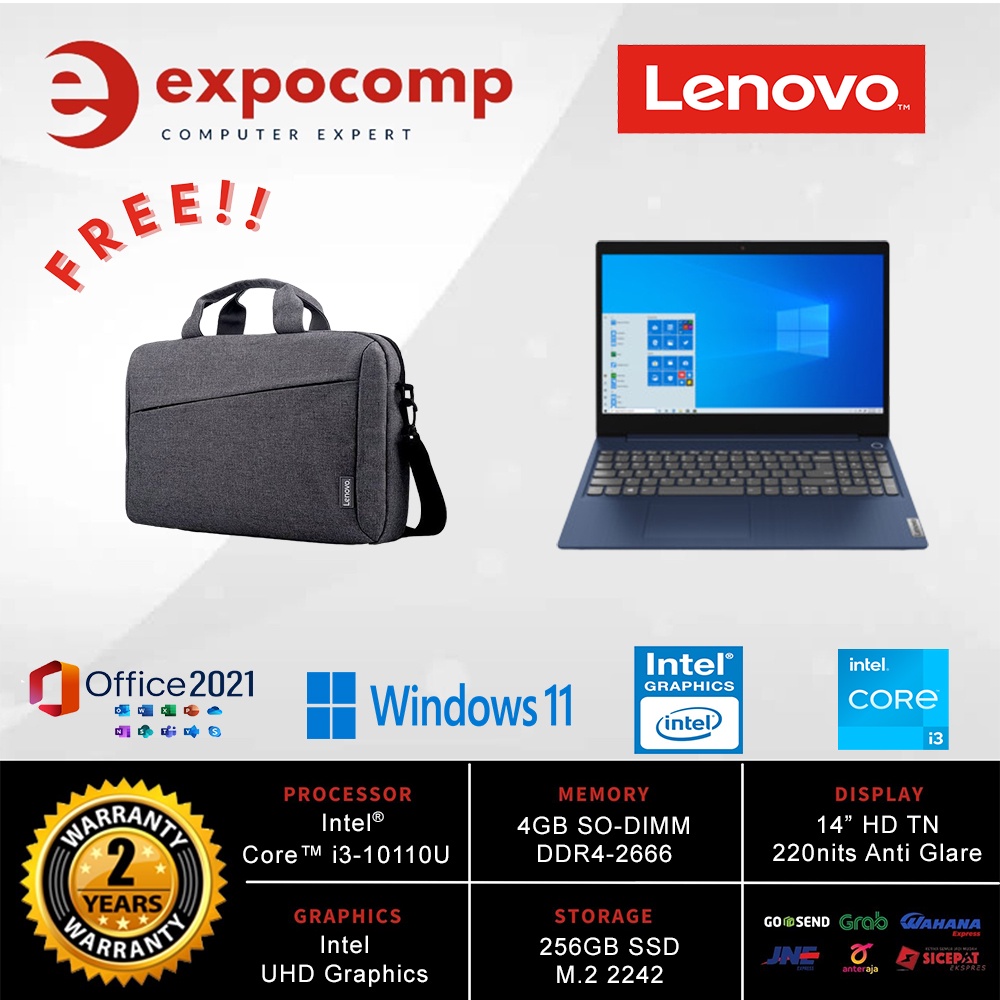 LENOVO IP 3-14IML05 PAID BLUE CORE i3-10110