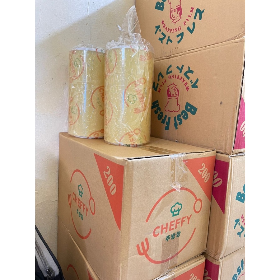 CHEFFY WRAPPING ROLL 20cm x 500 meter PLASTIK WRAP KEMASAN MAKANAN / CLING WRAP