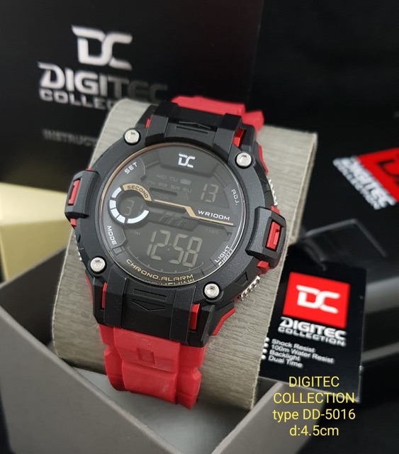 Jam tangan digitec ORIGINAL 100% water resistant type DD-5016M