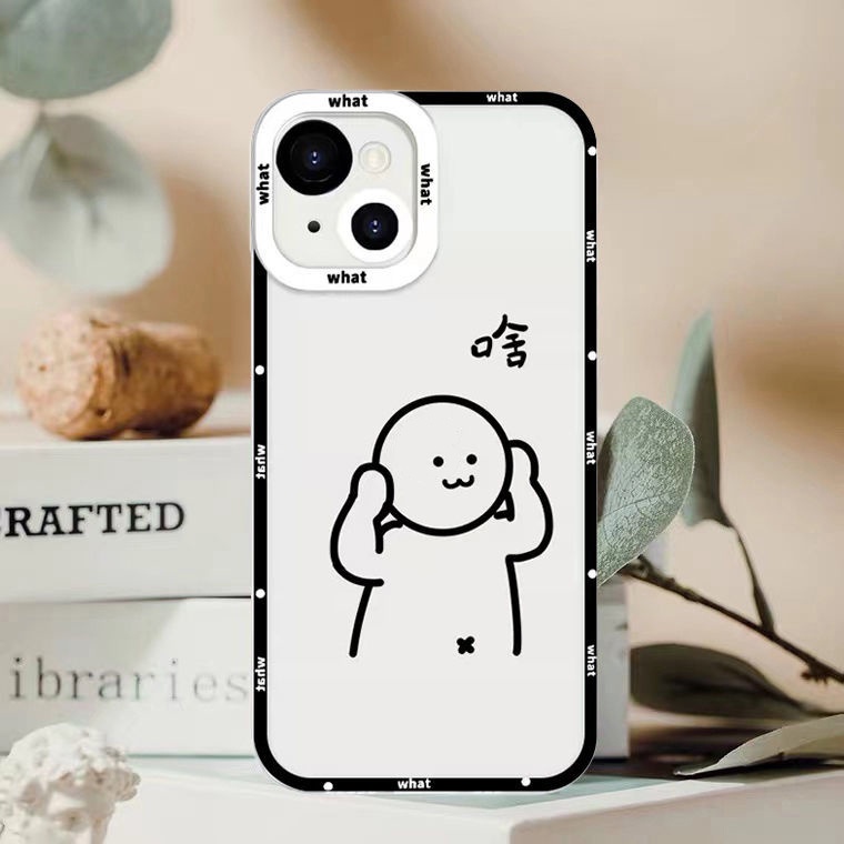 Soft Case Silikon TPU Transparan Motif Anak Lucu Untuk IPhone 14 13 12 11 Pro X XR XS Max SE 6 6S 7 8 Plus