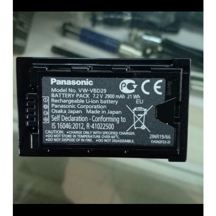 baterai handycam Panasonic PV 100 original