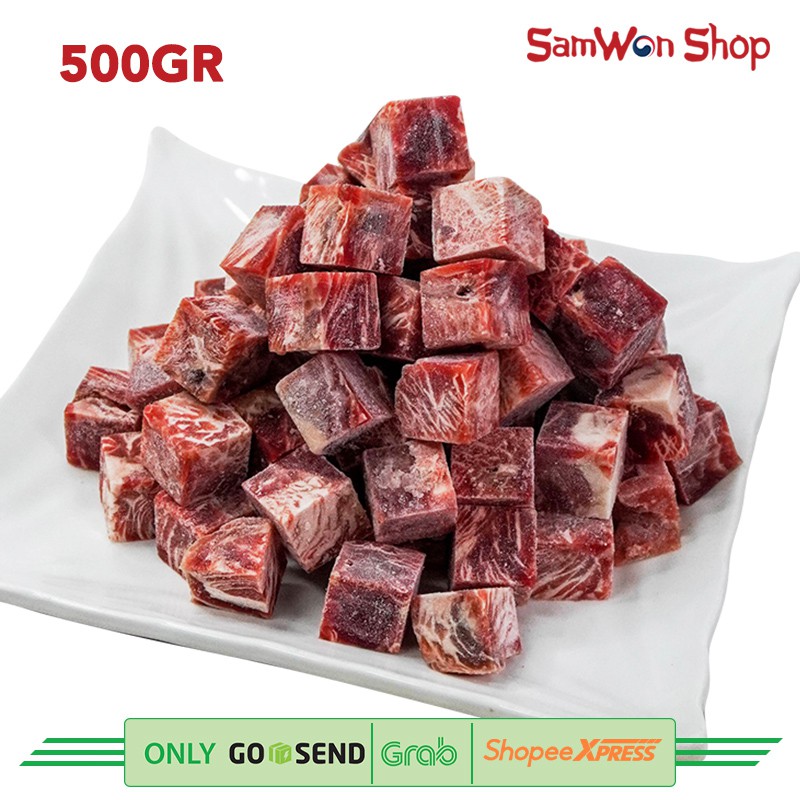 

SAIKORO WAGYU BEEF MELTIC CUBE STEAK 500 GR / DAGING SAPI WAGYU FROZEN