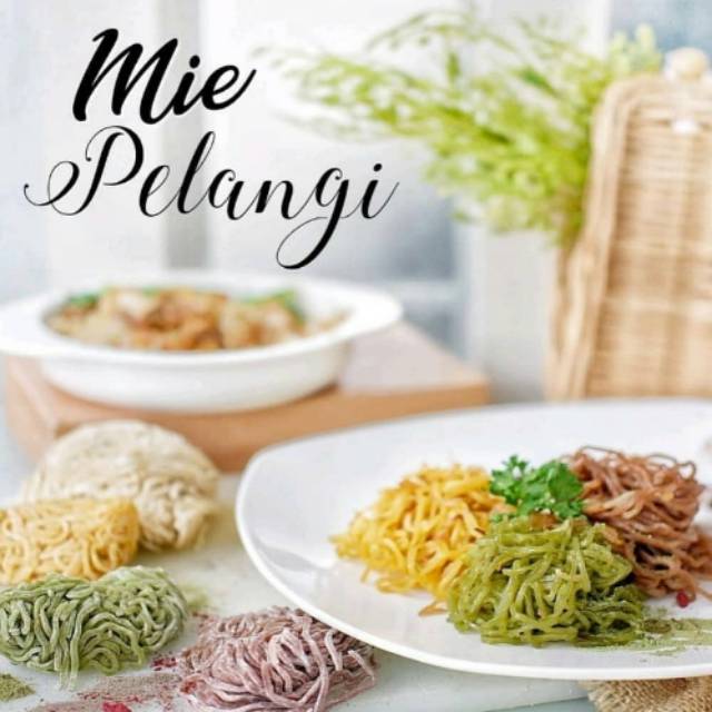 

Paket 10 mie pelangi /mie sehat /mie frozen /mie sayur /bakmi enak
