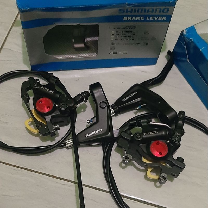 Rem Kaliper Zoom Hidrolik Xtech HB100 - brake Alivio Jagwire Sepasang