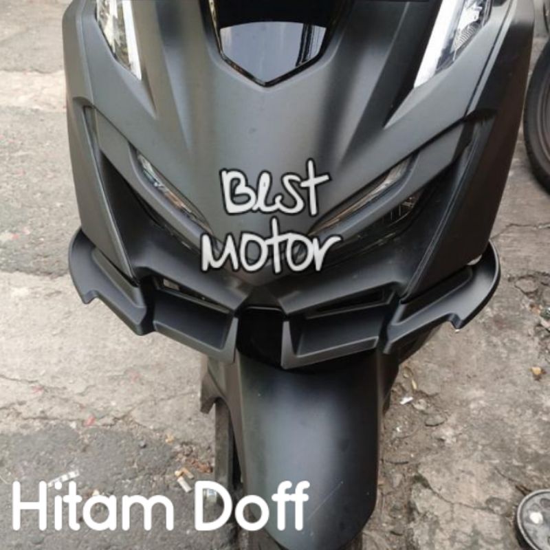 Winglet Honda Vario 160 New Plastik ABS Carbon Winglet Vario 160 Hitam Doff