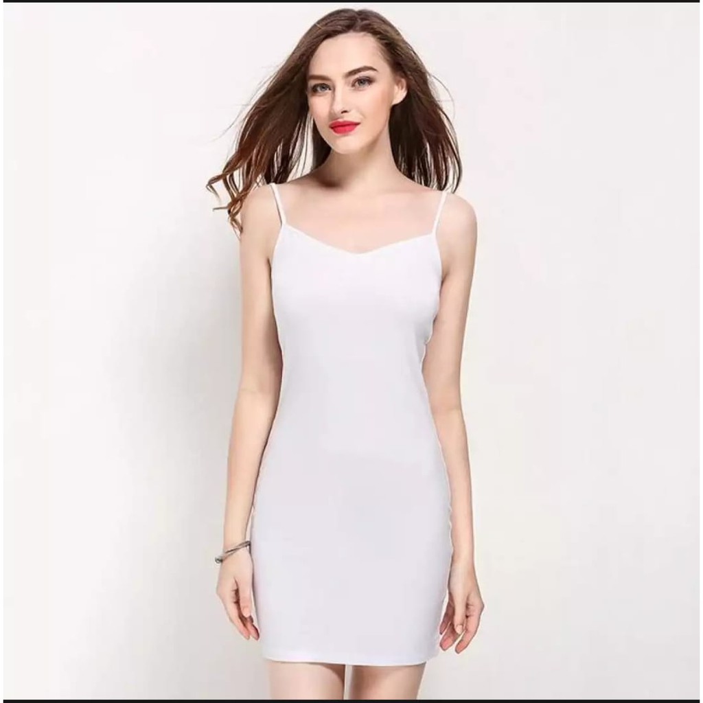 TENGTOP DRESS | DRESS TENGTOP MAXI POLOS SPANDEX SOFT | TENGTOP-5