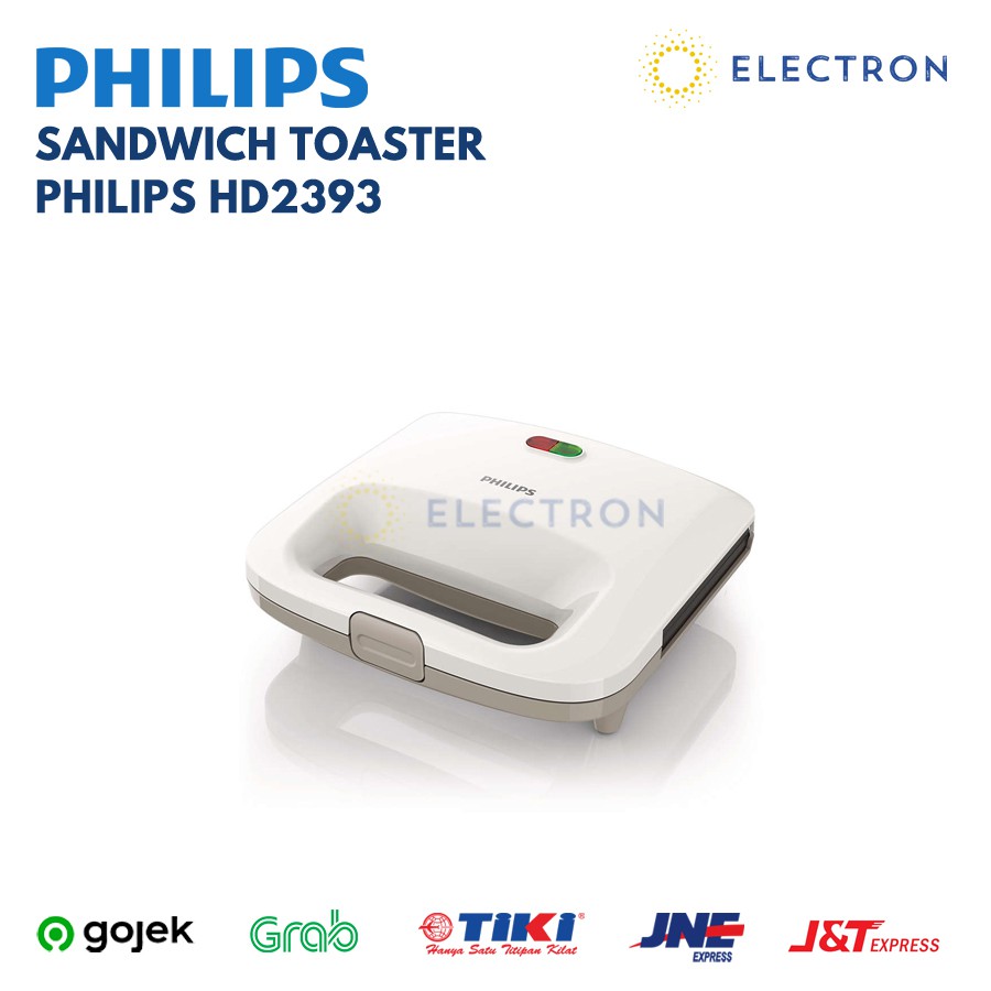 Sandwich Toaster Philips HD2393 Pemanggang Roti Bakar Panggang Listrik Murah