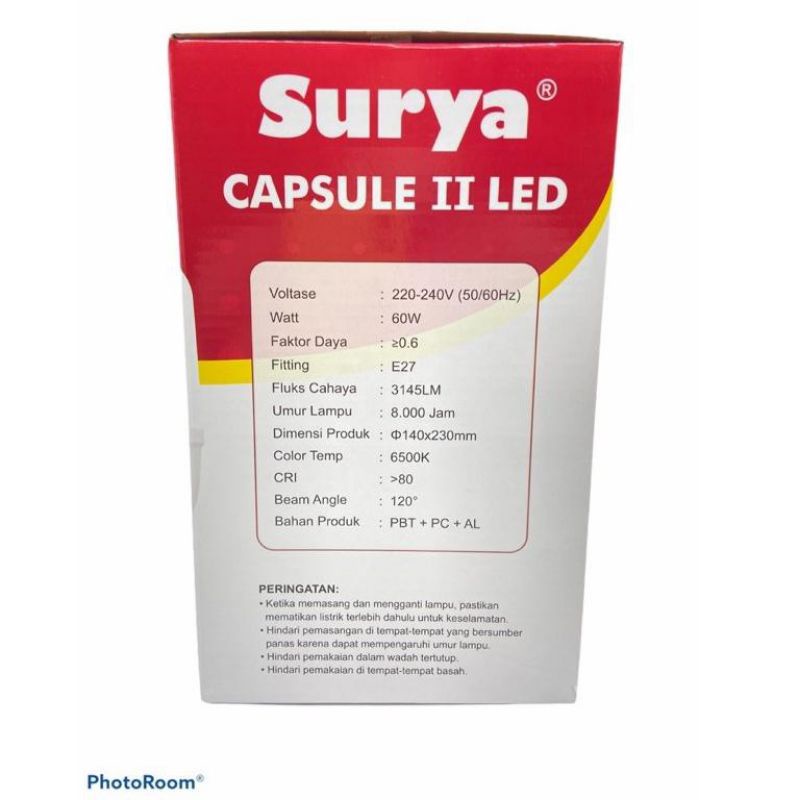 Lampu Surya LED Capsule 60 Watt