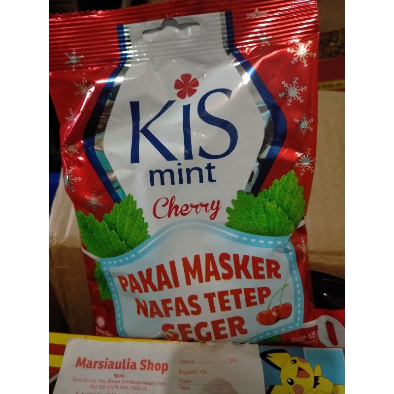 

Permen KIS mint rasa cherry grape apple Kiss mint permen penyegar mulut isi 50pcs