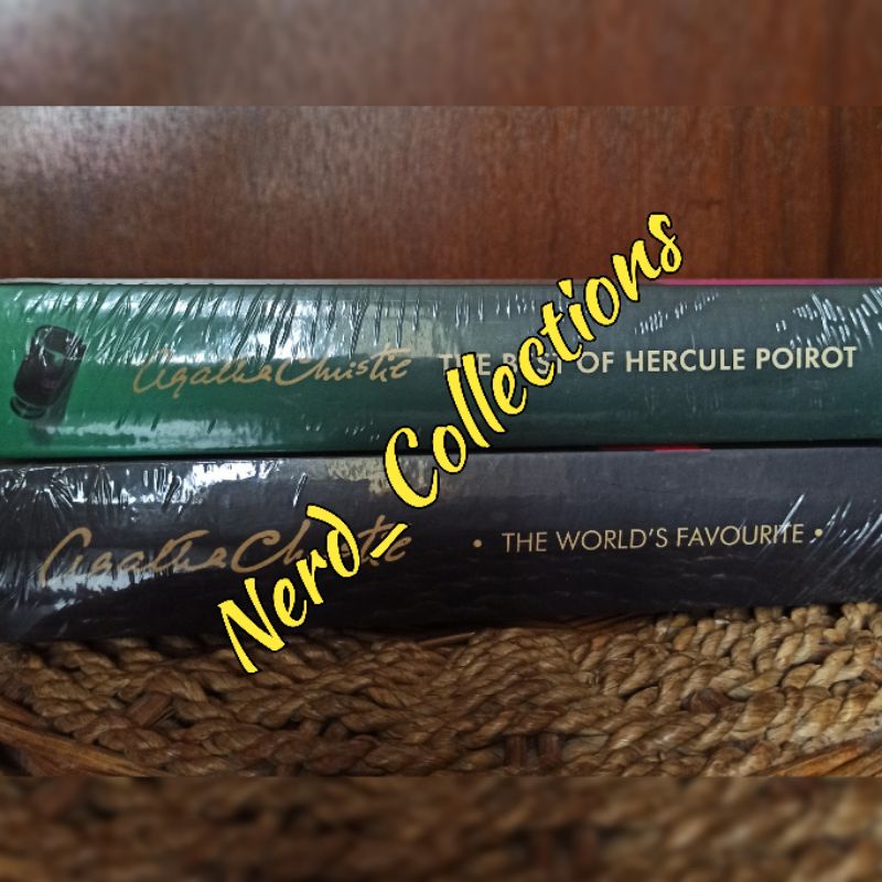 Novel ; Agatha Christie's Hard Cover ( Set 2 Buku ) Baru/Segel, Bahasa Indonesia Original