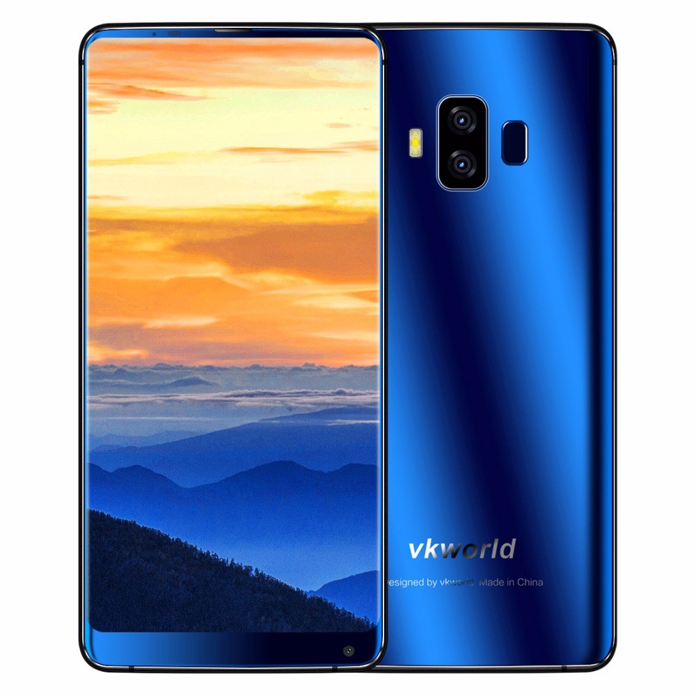 Vkworld S8 5.99" Bezel-Less Batt 5500mAh RAM 4/64GB Cam rear 16MP/5MP + front 13MP CorningGorilla 4