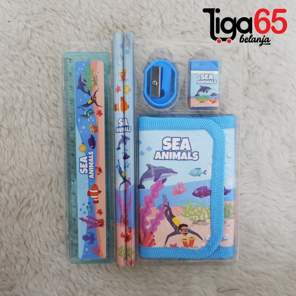 365 STATIONERY SET #41017 Buku &amp; Alat Tulis Anak / Karakter Fancy Gambar Lucu