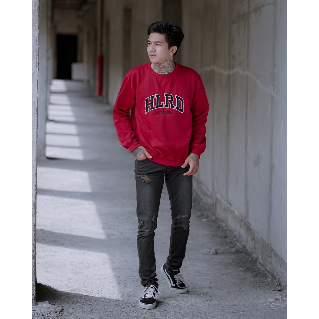 AUTHENTIC HOLYRIDER SWEATER MARUN // Sweatshirt Sweater Bordir Original