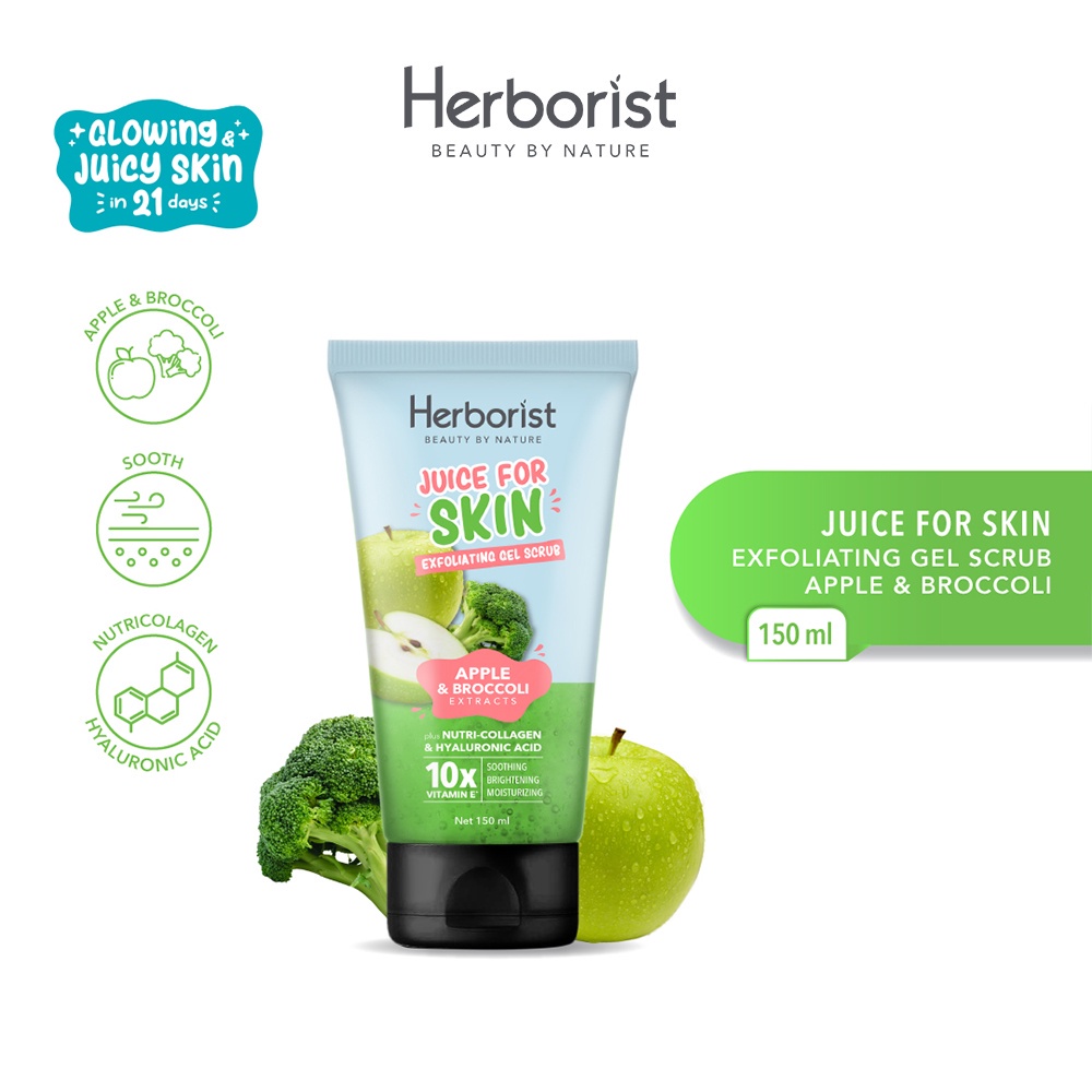 ✨ ELYSIA ✨ HERBORIST Juice For Skin Series - Body Serum - Face Scrub - Exfoliating Gel Scrub